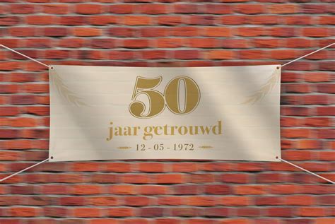 spandoek tekst 50 jaar|Spandoek 50 jaar 